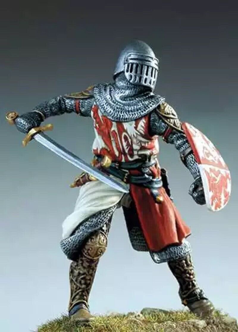 1/32 Resin Figure Model Kit Italian European Knight Warrior Unpainted Unassamble