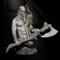 60mm BUST Resin Figure Model Kit Axe Warrior Demon Fantasy Unpainted Unassembled