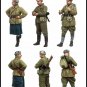 1/35 Resin Figure Model Kit Soviet soldiers at rest (1943 - 1945) WWII Unpainted