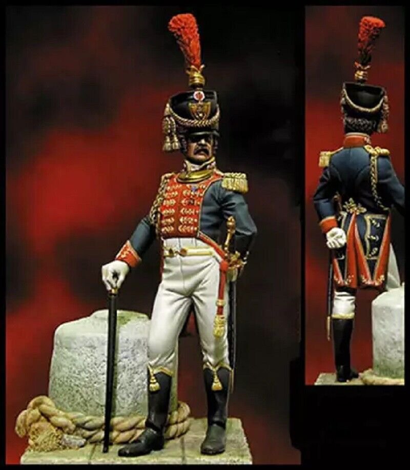 1/32 54mm Resin Figure Model Kit Napoleonic Wars French Officer Unpainted