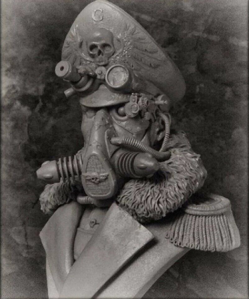 1/9 BUST Resin Figure Model Kit Post Apocalypse 40K SteamPunk Unpainted