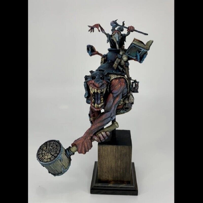 1/20 Resin Figure Model Kit Warrior Magic Team Sorcerer and Servant Unpainted