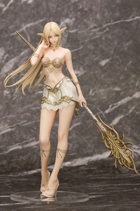 1/7 225mm Resin Figure Model Kit Sexy Girl Female Elf Warrior Unpainted