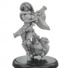 Resin Figure Model Kit Sexy Girl Female and Squirrel Agents Unpainted Unassamble