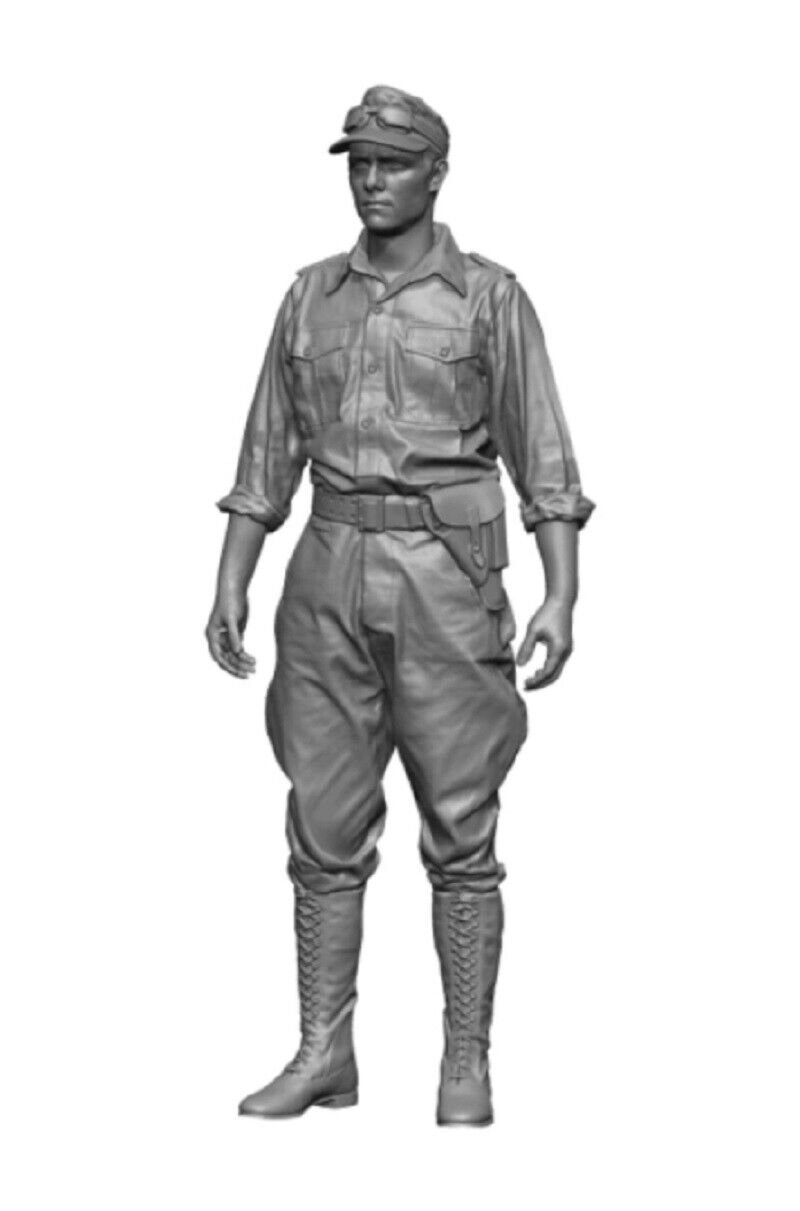 1/35 Resin Figure Model Kit German Soldier WWII Unpainted Unassembled