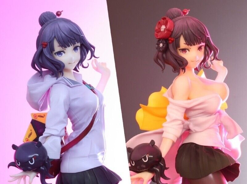 1/6 Resin Figure Model Kit Modern Japanese Girl Is Dancing Unpainted Unassambled