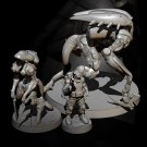 1/35 Resin Figure Model Kit Fantasy Space Guards Unpainted Unassambled