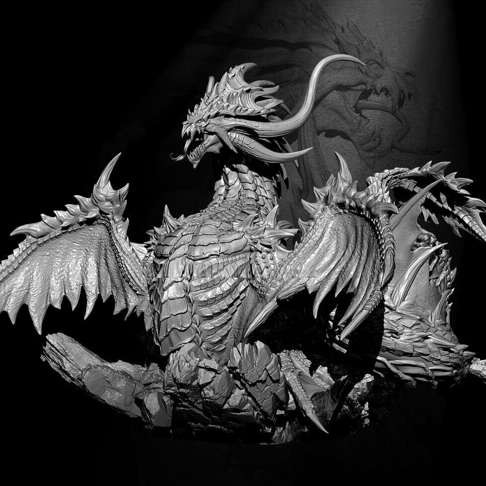 130mm Resin Figure Model Kit The Dragon Unpainted Unassambled