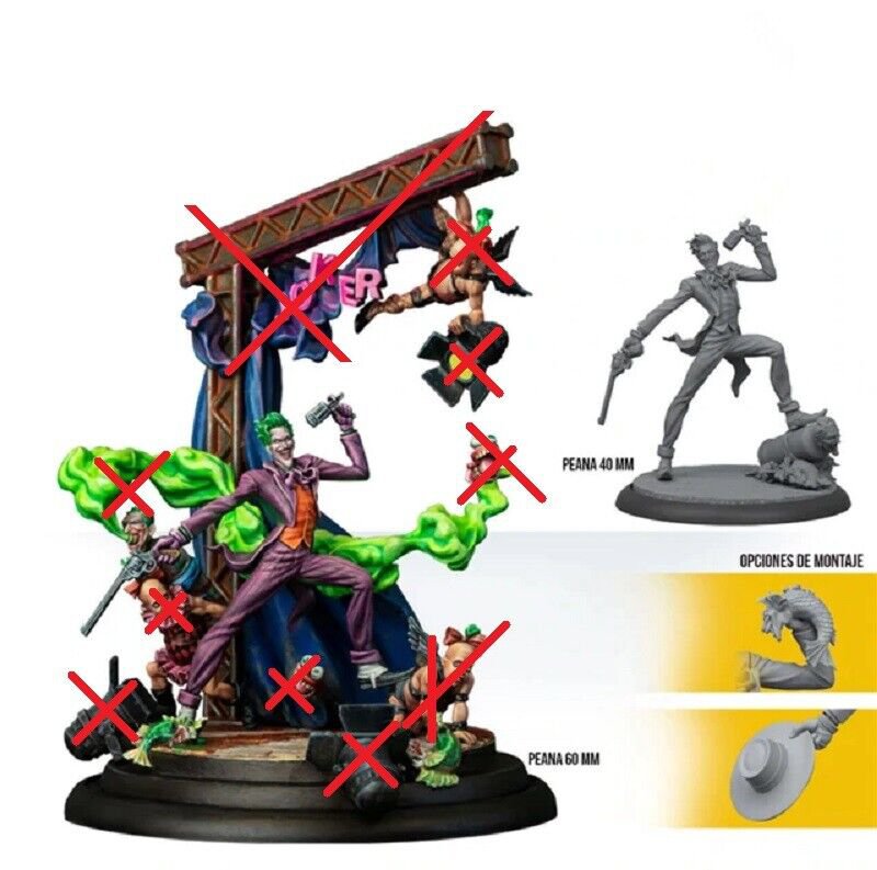 35mm Resin Figure Model Kit SuperHero Joker Criminal Upainted Unassambled