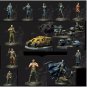 35mm Resin Figure Model Kit Superhero Police Criminals Gotem Unpainted Unassambl