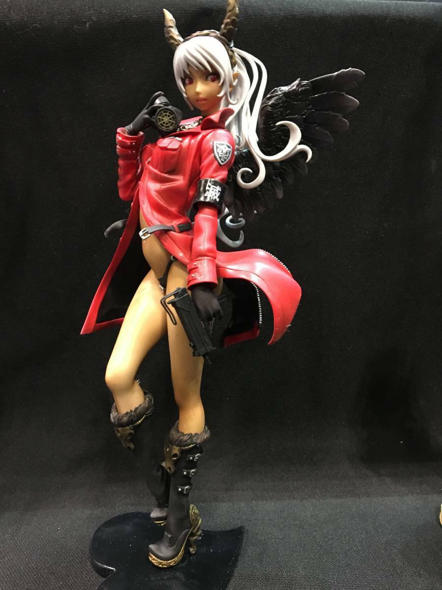 270mm Resin Figure Model Kit Sexy Girl Female Devil Anime Shooter Unpainted