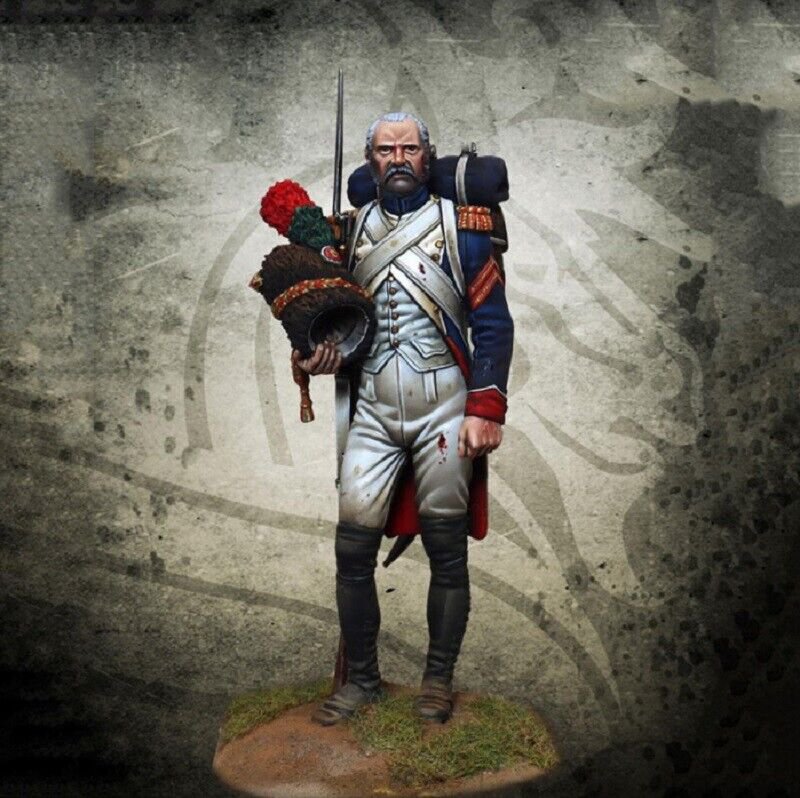 1/24 Resin Figure Model Kit Napoleonic Wars French Grenadier Unpainted Unassamb