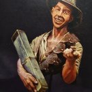 1/12 BUST Resin Figure Model Kit Archaeologist Man with a Hat Unpainted Unassamb