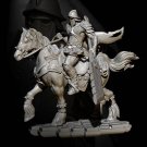 1/32 Resin Figure Model Kit Dark Rider Warrior Knight Unpainted Unassembled