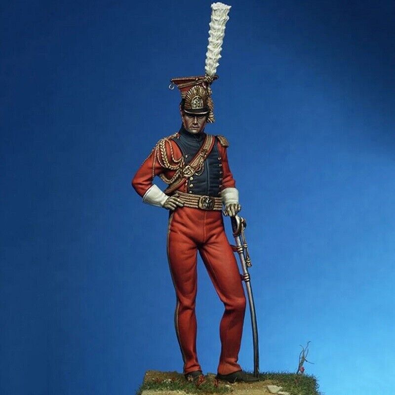 1/24 Resin Figure Model Kit Napoleonic Wars French Cavalryman Unpainted