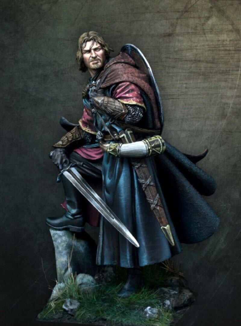 1/24 Resin Figure Model Kit Warrior Boromir Fantasy Unpainted Unassembled