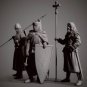 1/24 75mm Resin Figure Model Kit Medieval Knights Warriors Crusaders Unpainted