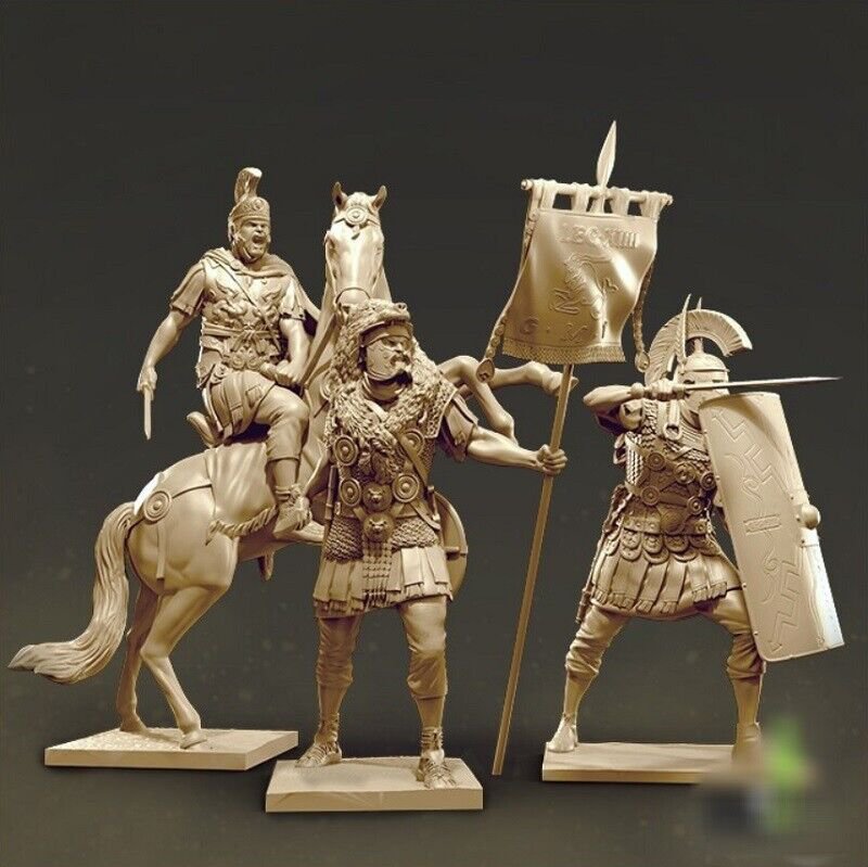 1/24 75mm Resin Figure Model Kit Roman Legionnaires Warrior Unpainted Unassamble
