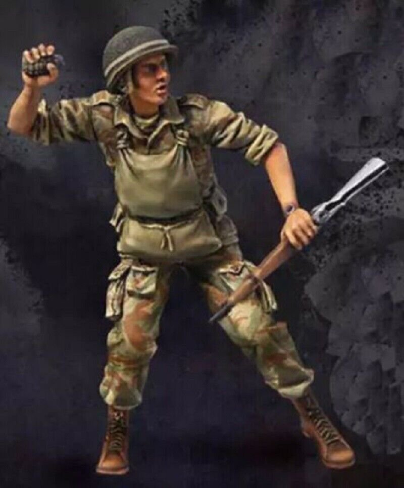 1/35 Resin Figure Model Kit French Paeatrooper Vietnam War Unpainted