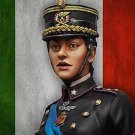 1/12 Resin Figure Model Kit Bust Italy Military Sexy Girl Unassambled Unpainted