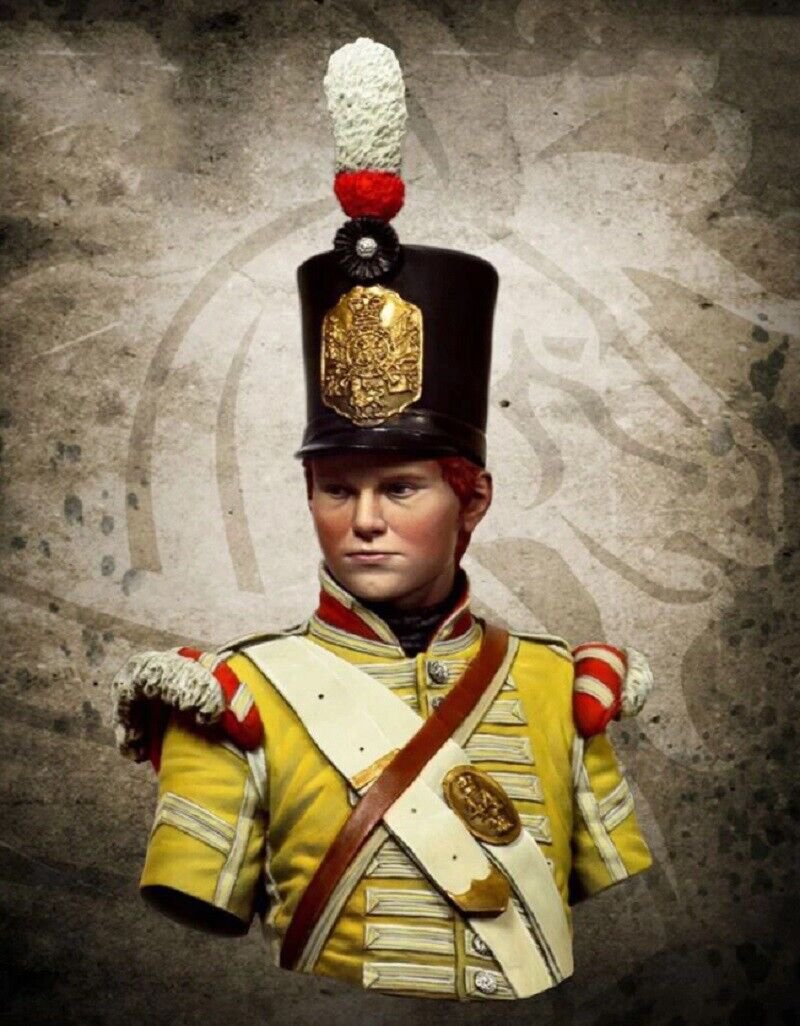 1/10 BUST Resin Figure Model Kit Napoleonic Wars English Drummer Unpainted