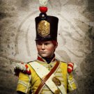 1/10 BUST Resin Figure Model Kit Napoleonic Wars English Drummer Unpainted
