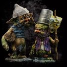 1/32 54mm 2pcs Resin Figure Model Kit Goblin Food Collector Unpainted Unassamble