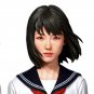 1/8 Resin Figure Model Kit Japanese Girl Schoolgirl Samurai Unpainted Unassamble