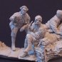 54mm Resin Figure Model Kit British Soldiers in the Trench WWI Unpainted