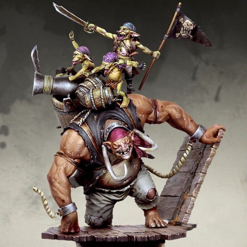 75mm Resin Figure Model kit Goblins Warriors Pirates Unpainted Unassambled