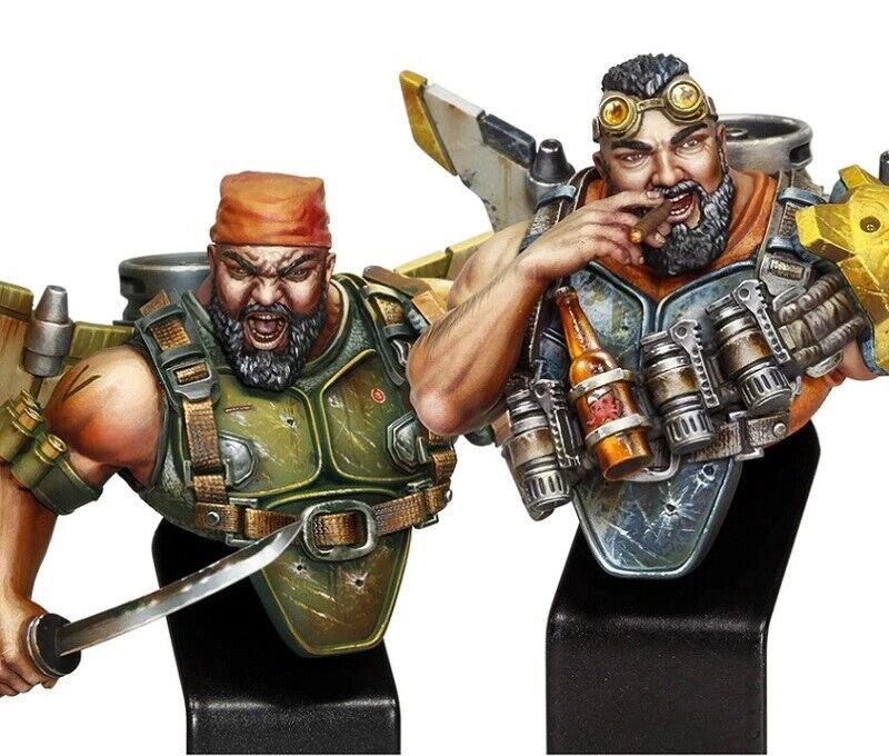 1/12 BUST Resin Figure Model Kit Space Pirate Warriors Unpainted Unassambled
