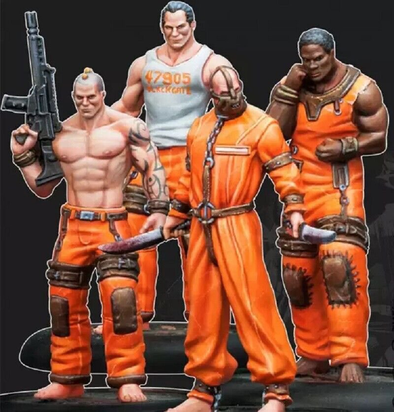 35mm Resin Figure Model Kit Gotham's Dangerous Prisoners Unpainted Unassambled