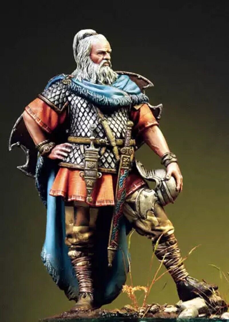 1/24 75mm Resin Figure Model Kit Roman Soldier Gallic Warrior Unpainted Unassamb