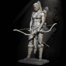1/24 Resin Figure Model Kit Sexy Girl Barbarian Archer Huntress Unpainted