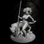 60mm Resin Figure Model Kit Sexy Girl Female Barbarian Hunter Unpainted
