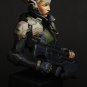 1/10 BUST Resin Figure Model Kit Sexy Girl Space Shooter CyberPunk Unpainted