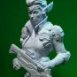1/10 BUST Resin Figure Model Kit Sexy Girl Space Shooter CyberPunk Unpainted