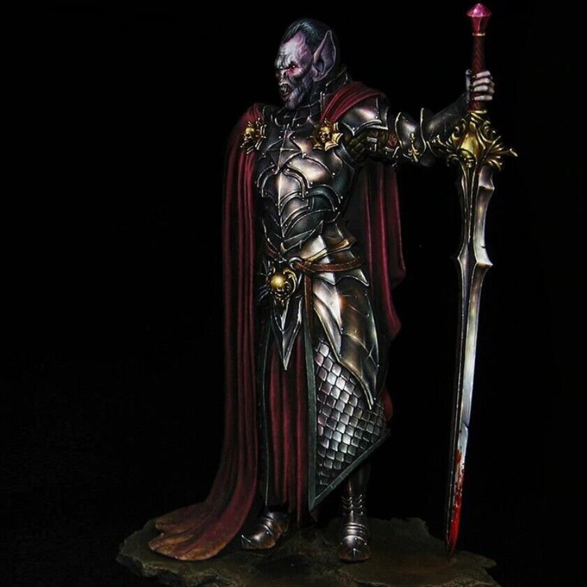32mm Resin Figure Model Kit Warrior Vampire Dracula Unpainted Unassambled