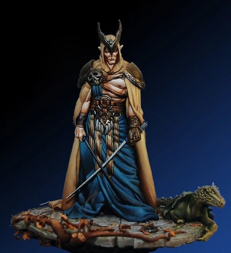 1/20 90mm Resin Figure Model Kit Warrior Elf King Unpainted Unassambled