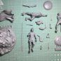 54mm Resin Figure Model Kit Greek Warrior Spartans Unpainted Unassambled