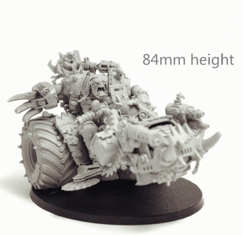 28mm Resin Figure Model Kit Orc Raider Warcraft Unpainted Unassambled