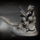 1/35 long 105mm Resin Figure Model Kit Ancient Dragon Unpainted Unassambled