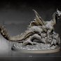 1/35 long 105mm Resin Figure Model Kit Ancient Dragon Unpainted Unassambled