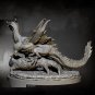 1/35 long 105mm Resin Figure Model Kit Ancient Dragon Unpainted Unassambled