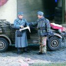 1/35 Resin Figure Model Kit German Soldiers (no car) WWII Unpainted Unassambled