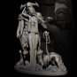 1/24 85mm Resin Figure Model Kit Sexy Girl Devil and Servant Unpainted Unassambl
