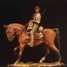 1/18 90mm Resin Figures Model Kit Warrior On Horse Wild West (with base) Unpaint