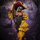 1/9 BUST Resin Figure Model Kit Sexy Venetian Girl Fantasy Unpainted Unassambled