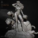 1/24 Resin Figure Model Kit Sexy Girl Female Fighter Fantasy Unpainted Unassambl