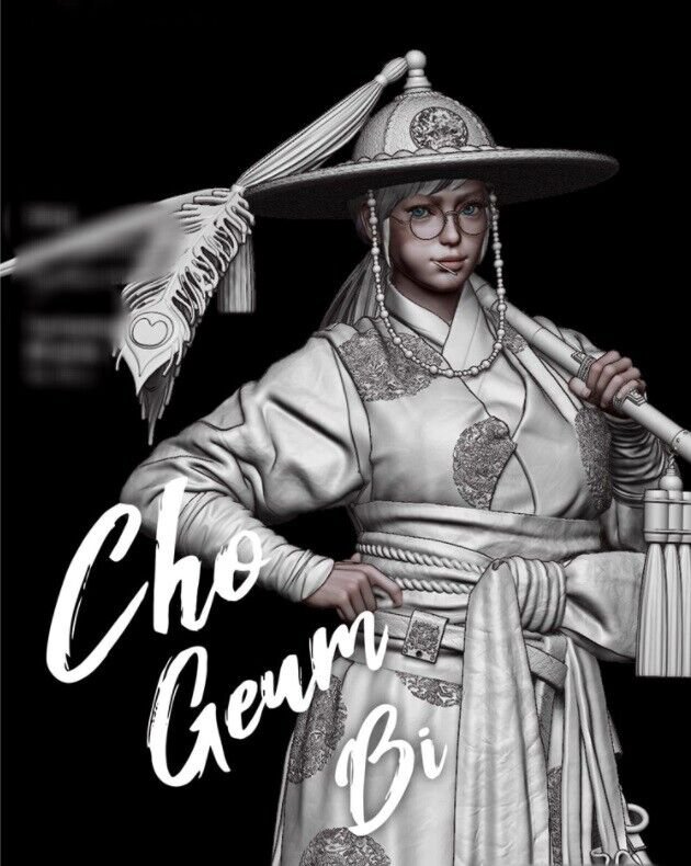1/12 Resin Figure Model Kit Japanese Sexy Girl Samurai Unpainted Unassambled